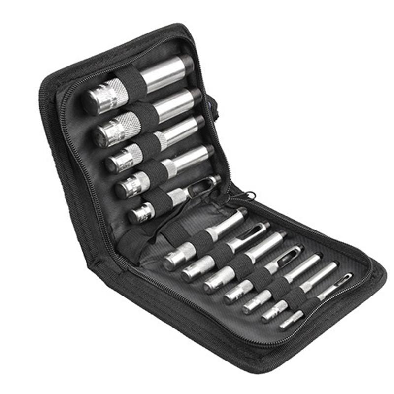 

12/15 шт./набор наборов для кожаных инструментов 3 мм-25 мм набор для кожаных отверстий практичный набор для круглых отверстий