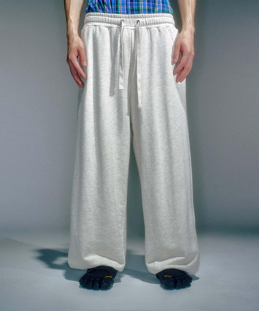 Beikeonteuakaibeu Men Workshop Washing Jogger Pants Oatmeal