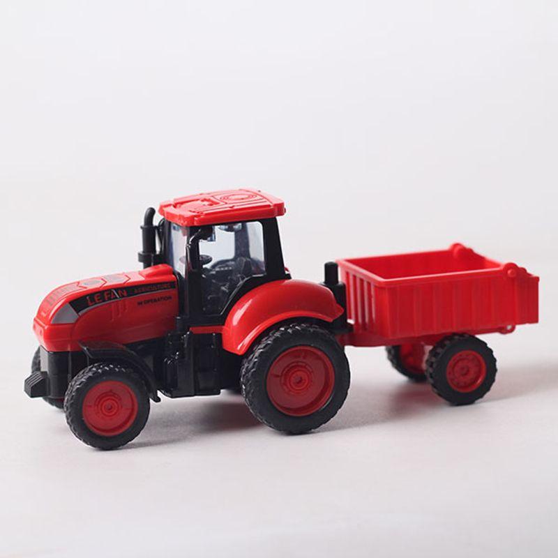 

Лефан Фермерский трактор Игрушечная машинка Малыш Мальчик Транспортное средство Модель автомобиля Дети Самосвал Инженерная машина Trailer tractor