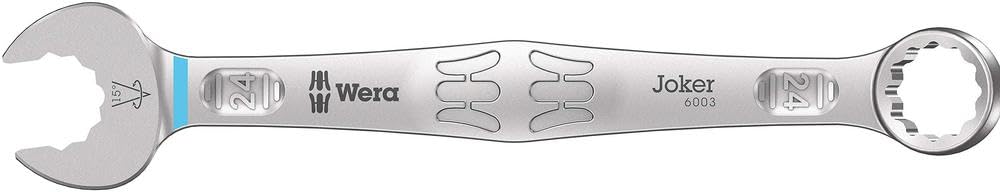 

WERA Combination 24mm Inner 280mm Overall 020503 Wrench, Opening, Length,