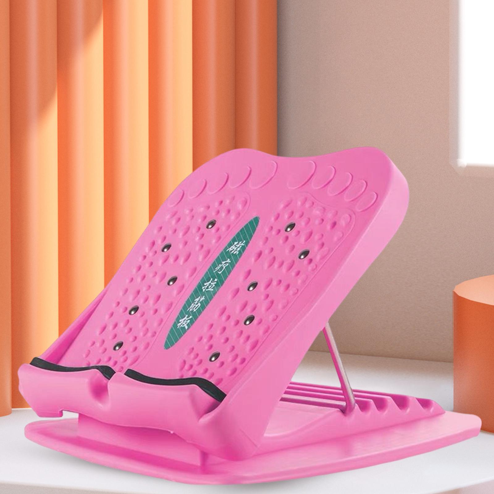 

Наклонная доска для фитнеса, тренировки икроножных мышц, портативное оборудование, 5 уровней регулировки, для офиса, дома, для приседаний, для пресса, для растяжки ног розовый