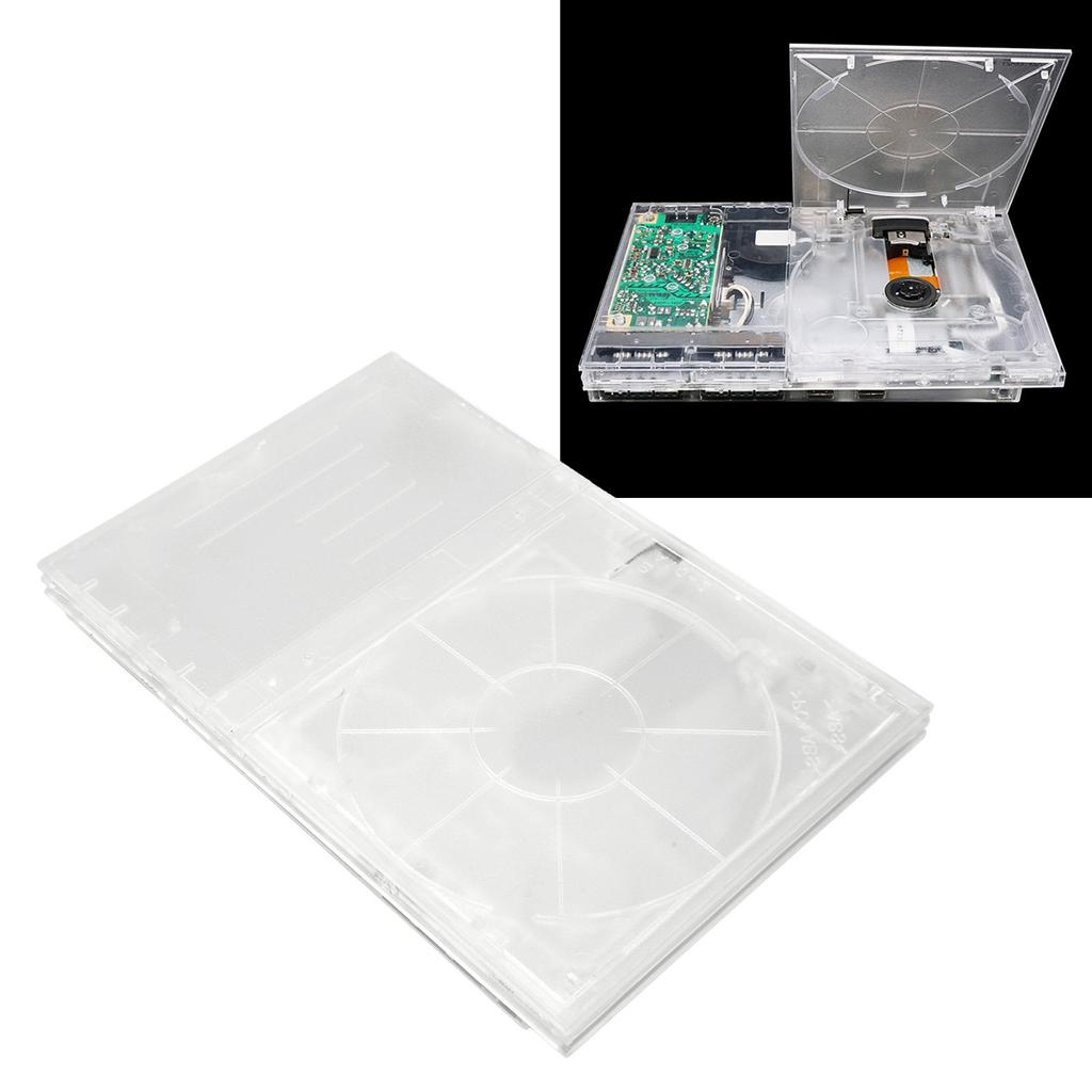 for PS Slim Clear Case   Replacement Transparent Game Console   for Retro Video Game Console Accessories