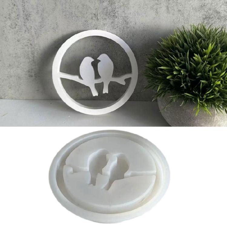 Silikon-Tonformen, Bastelformen, Vogelfigurenformen, DIY-Ornamentformen
