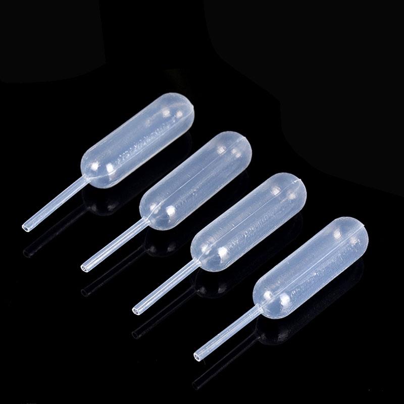 50pc Scientific Medical Microbiology Experiment Graduation Calorie 4ml Transparent Pipette Disposable Safety Plastic Dropper 4ML
