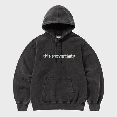 ThIs Is Never ThaT T Logo lT Hoodie painTed Black