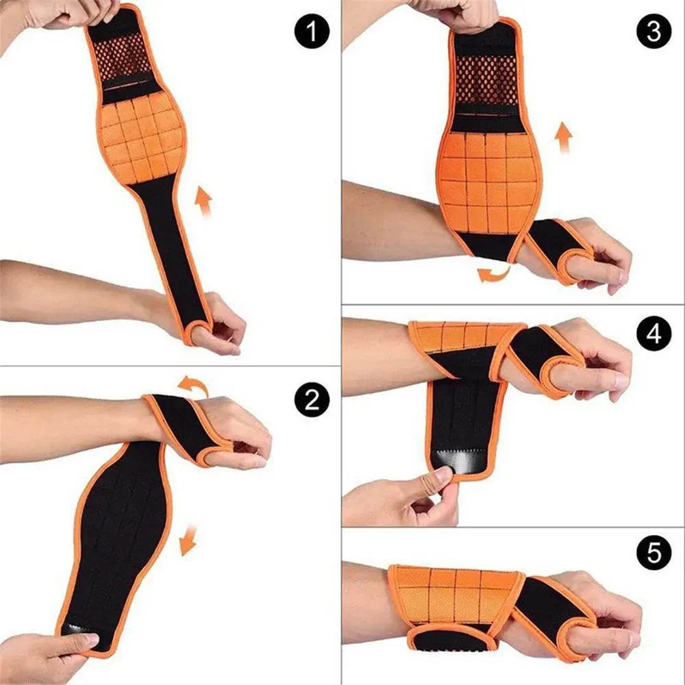 Tool Storage Holder Wrist for Electrician Magnetic Wristband Magnetic Bracelet Screw Nails Drill Bit with Strong Magnets Holds
