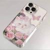 Cute rose for iphone17promax mobile phone case apple 16/14 pro Japan and Korea 13/12/15 cat
