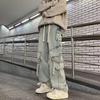 Men's Jeans Multi-Pocket Loose Straight-Leg Wide-Leg Spring Autumn Arrival Long Pants