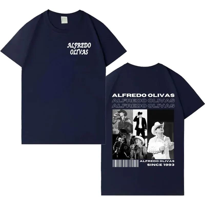 Rapper Alfredo Olivas Hip Hop Album TShirt Unisex Fashion Y2K Casual Vintage TShirt Comfortable Crew Neck Cotton Humorous