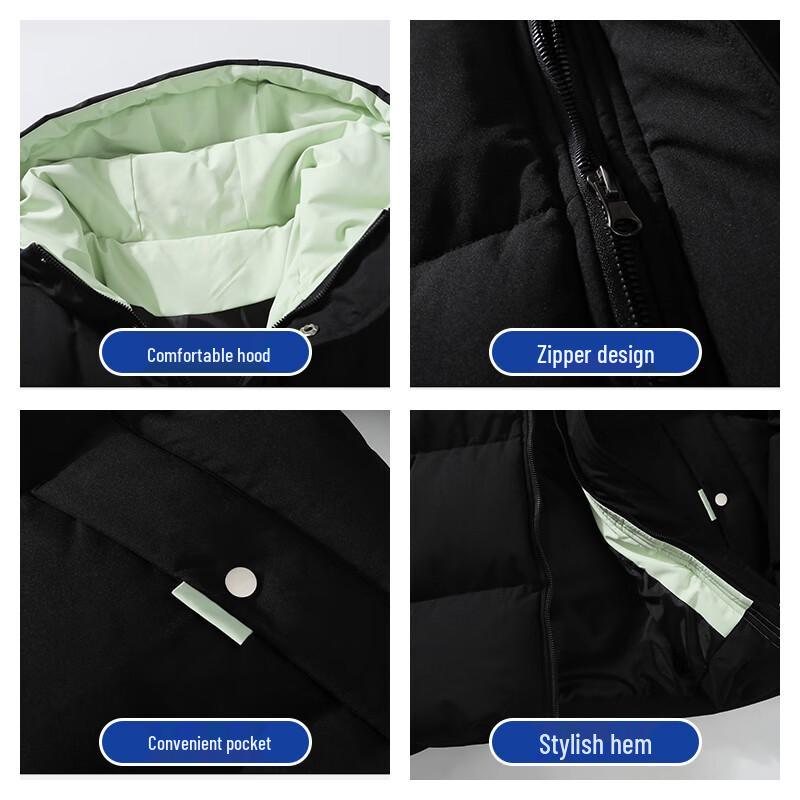 Jeanswest Men's Reversible Hooded Puffer Jacket