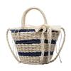 New Woven Bag Women's Spring Niche Design Portable Bucket Bag Crossbody Shoulder Straw Bag