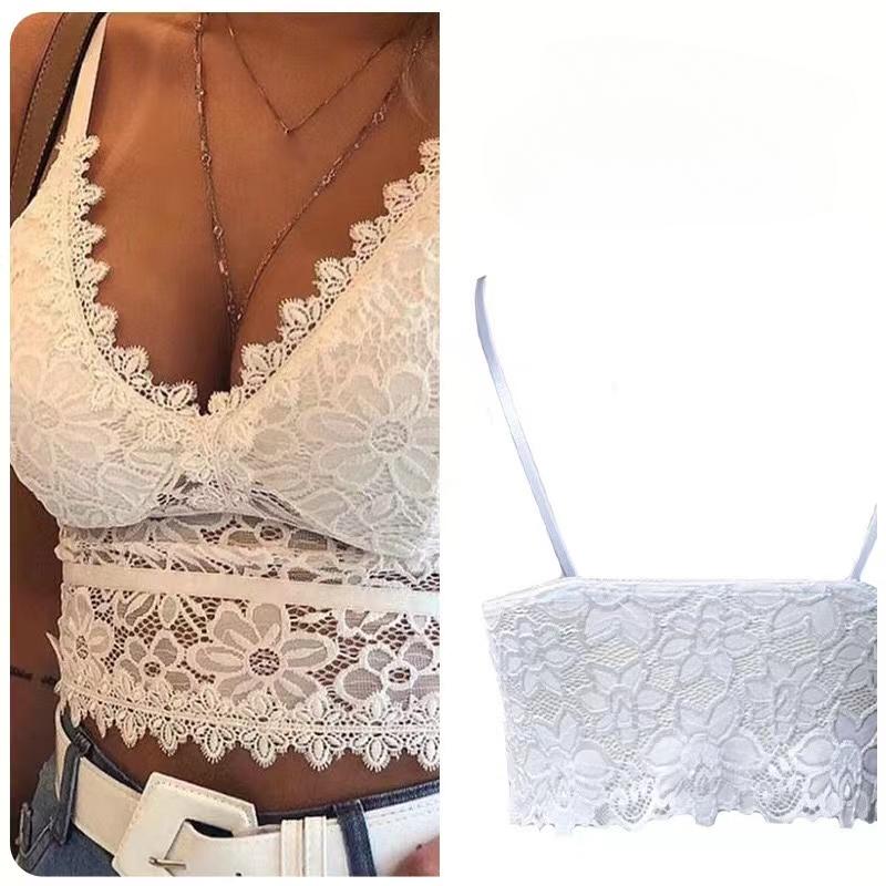 

Сексуальный кружевной сетчатый прозрачный тонкий укороченный топ с открытой спиной на тонких бретельках с прозрачной вышивкой, корсет-майка XXXL