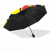 Club America Print Automatic Open Close Umbrella, Portable Foldable Umbrella, for Outdoor Commute Camping Trip, Ideal Birthday Gift