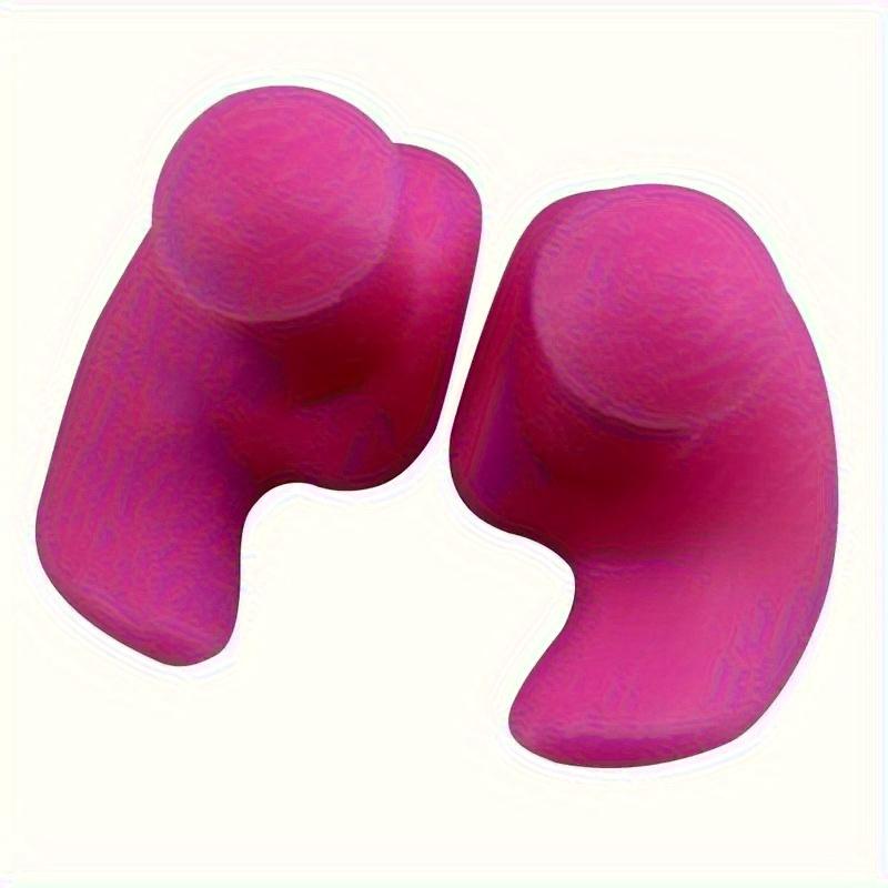 4PCS Soft Silicone Waterproof Earplugs - Comfortable Noise Reduction Earplugs for Swimming & Sleeping