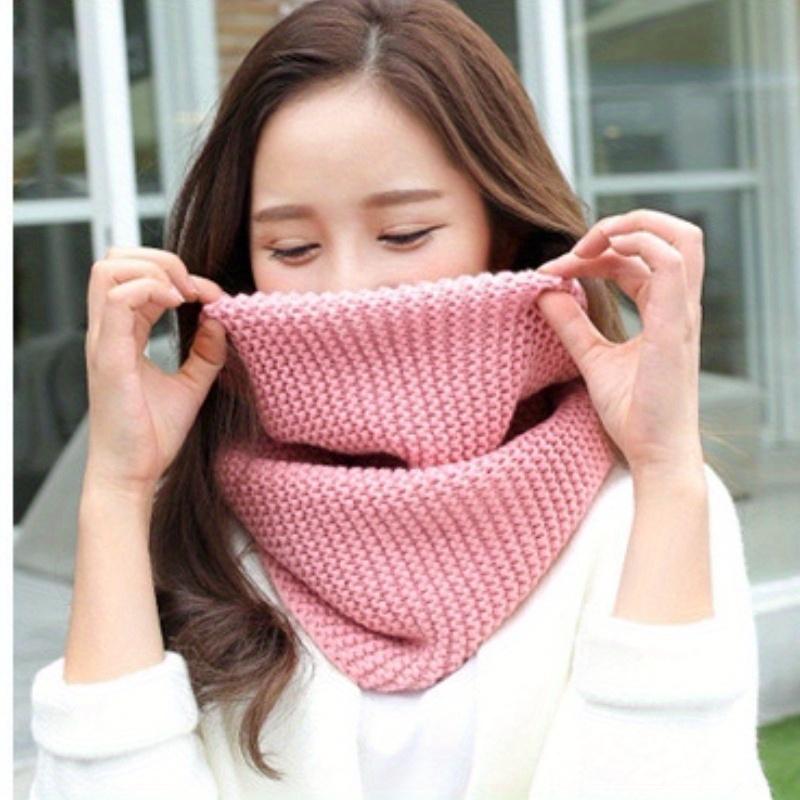 Women's Elegant Scarf -  Breathable Thick Warm Infinite Loop Scarf for Casual Weekend Outings, Hand Washable, Winter Accessories