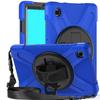 Tablet Cases for 8.7'' Samsung Galaxy Tab A7 Lite Case T225/T220/T227 Cover Rotate Hand Strap PC+Silicone Stand Shell