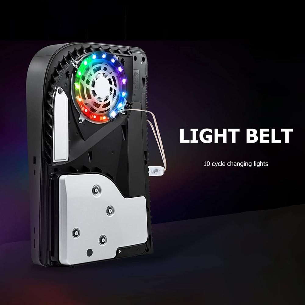 RGB Pickup Function Lamp For PS5 Game Console Multiple Effects LED Light Strip Game Accessories For PS5 5 Disc Digital Edition