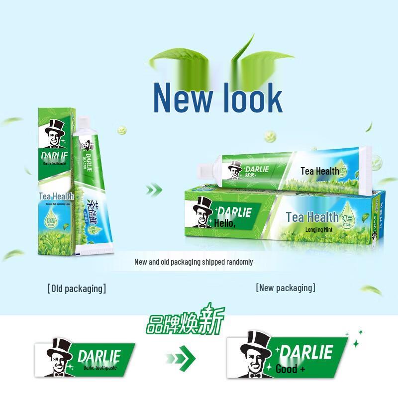 Darlie Tea Scent Longjing Mint Toothpaste 6-Pack