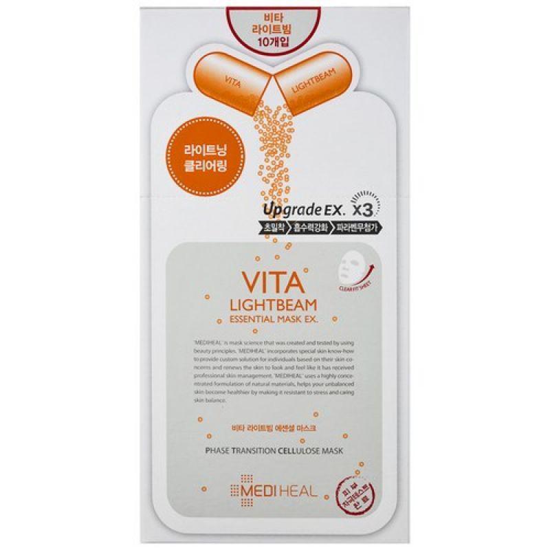 

Mediheal Vita Light Beam Essential Mask EX 24 мл * 10 шт.