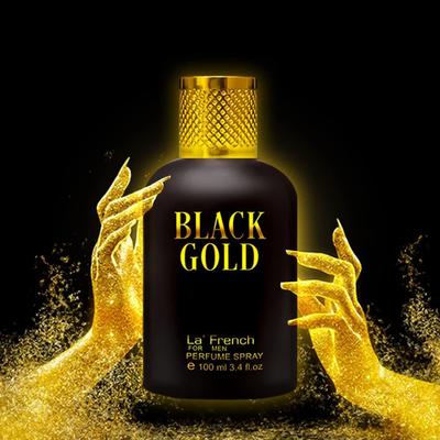La French Black GoldParfum pour homme 100 ml | Parfum de qualité supérieure pour homme de longue durée.
