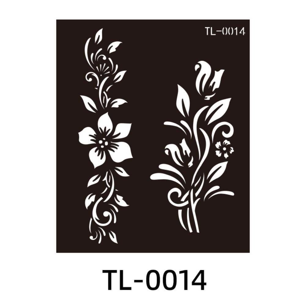 Mehndi Stickers Henna Tattoo Template Fake Tattoo Decals Body Art Sticker Men/Women