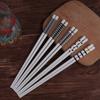 Temperaturbeständigkeit Haushalt für Nudelgeschirr Sushi Essstäbchen Küchenwerkzeug Lange Essstäbchen