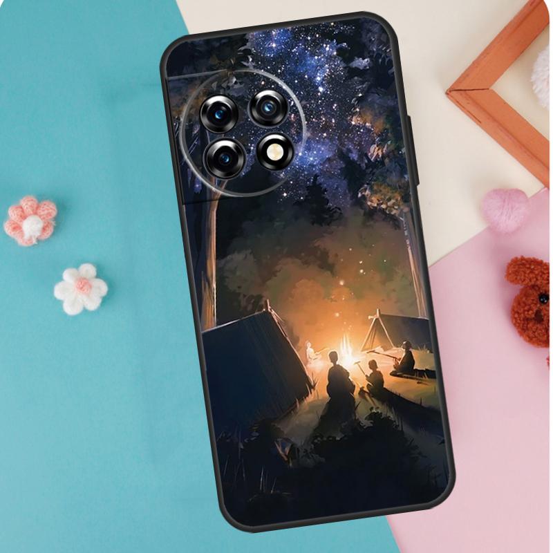 Nature Camping Art Case For OnePlus 11 12 13 15 13R 12R 10R 8T 10T 9 10 Pro Nord 5 CE 4 3 2 Lite N20 N30 Cover