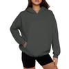 Fashionable Women's Loose Casual Daily Plus Size Long-sleeved Hooded Sweatshirt