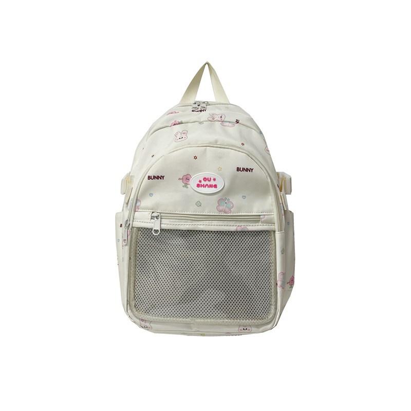 High-value junior high school student schoolbag versatile Japanese pain bag snack transparent backpack cute high school student backpack