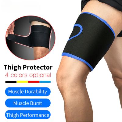 1 Stück Oberschenkelbandage Unterstützung Hamstring Wrap Kompressionsmanschette Trimmer für gezogene Hamstring Muskelverstauchungen Zerrungen Quadrizeps
