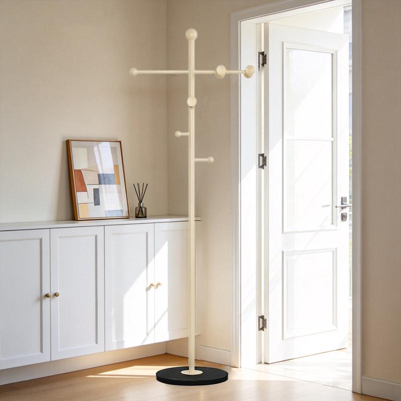 66 Inch Tall Modern Coat Rack, Gold Coat Tree Freestanding, Heavy-Duty Metal Coat Rack Freestanding with Sturdy Marble