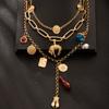 Bohemian Multi-layer Pendant Necklace To Wear on Vacation Stages and Music Festivals Fashion Neck Jewelry Hot Sale Party Gift