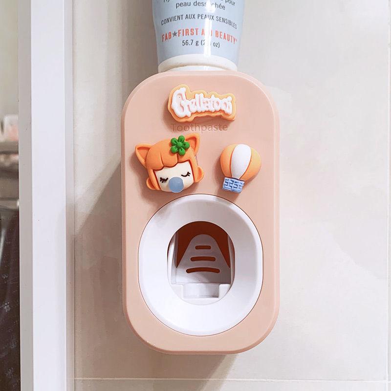 Buy Automatic Cartoon Toothpaste Dispenser Cute Squeezers Bathroom