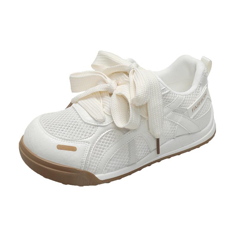 

женские сетчатые дышащие кроссовки на толстой подошве, немецкие тренировочные кроссовки, летняя новинка 2025 года, нишевые, универсальные кроссовки Форреста Гампа, спортивные и повседневные кроссовки, детские 40 белый