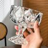 300 ml Glas-Eisbecher im Ins-Stil, Dessert-Joghurtbecher, handbemalt, Kelch, Obst, Pudding, Salatschüssel, Saft, Milchshake-Becher