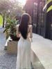 French Style Burgundy Backless Summer Dress for Women - Elegant, Exquisite, and Perfect for Beach Vacations