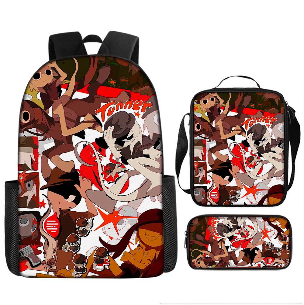 Sprunki Rhythm Box Backpack Primary School Third and Fourth Grades Lightweight Student School Bag