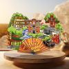 Changsha 3D Wooden Refrigerator Magnet - Hunan City Travel Souvenir