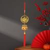 2027 Chinese New Year Goat Hanging Ornament Red Tassel Cute Lucky Spring Festival Gifts