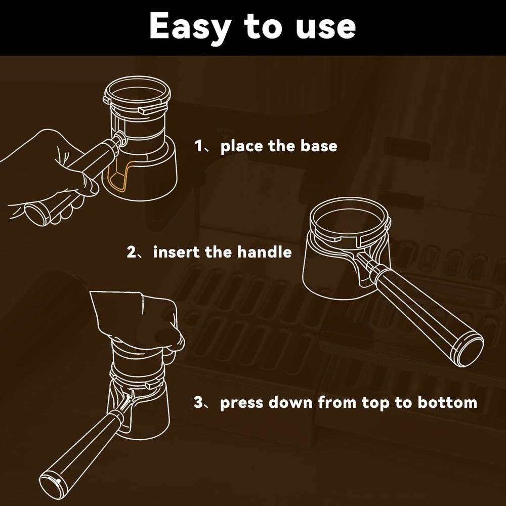 Portafilter Holder Compatible With Ninja Espresso Machine Espresso Tamping Station for Ninja Luxe Cafe ES601 ES701 3