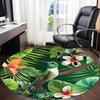 1pc Hummingbird Tropical Office Round Area Rug, Under Office Chairs Bedroom Living Room Home Decor, Room Deco, Available in Various Sizes