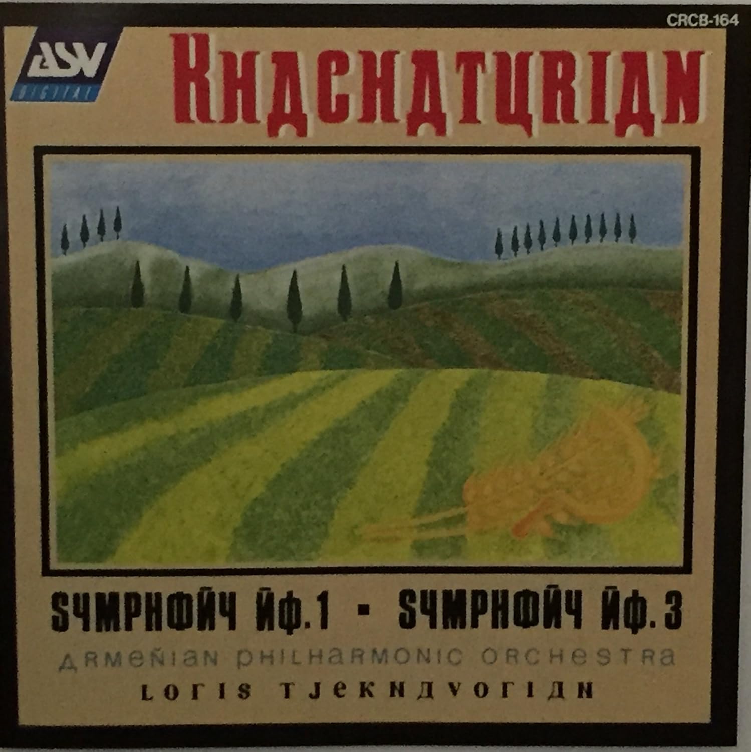 

CD ARMENIAN PHILHARMONIC ORCHESTRA - Khachaturian: Symphonies 1 & 3 CRCB164 ASV Japan Classical Used