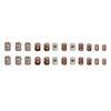 24 Pieces Gentle and Childlike Cute Sweetheart Bunny Girl Heart Cute Niche Manicure Fake Nails Wear Nail