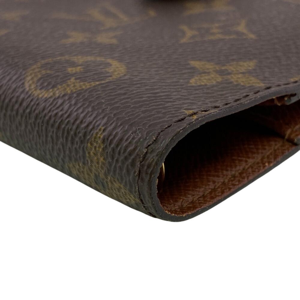 LOUIS VUITTON R20005 Monogram Monogram Agenda PM Notebook cover Brown Monogram Used
