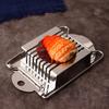1PC household stainless steel egg slicer egg slicer multifunctional quick slicing egg ham split cutter sharp kitchen gadgets 2