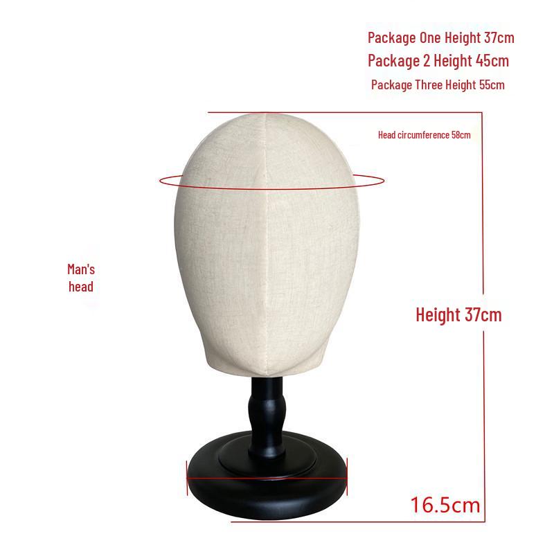 Hat and Wig Stand Model: Dummy Head Holder for Displaying Hats, Wigs, and Accessories
