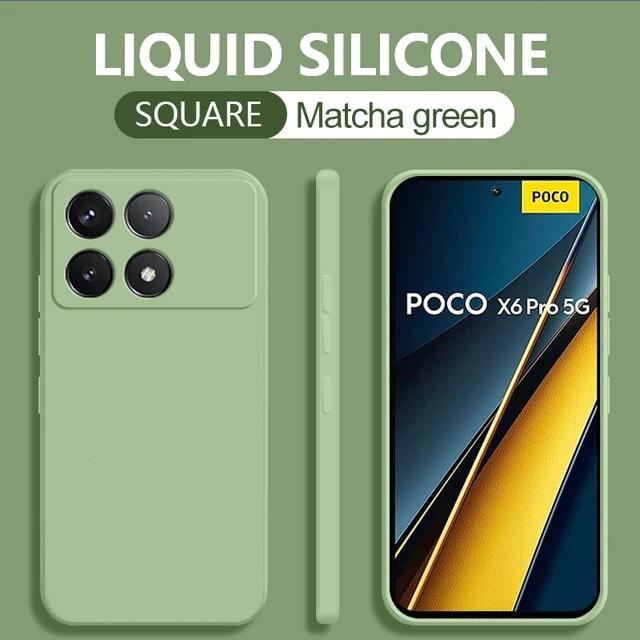 For Xiaomi Mi Poco X6 Pro X6 5G Case Liquid Silicone Phone Cases For Xiaomi Poco X6 Pro X6 Pro PocoX6 Pro 5G Protect Soft Cover