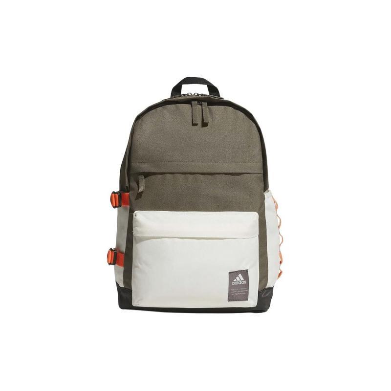 Adidas Recycled Polyester Backpack Medium Size Unisex Green Adidas JF6558