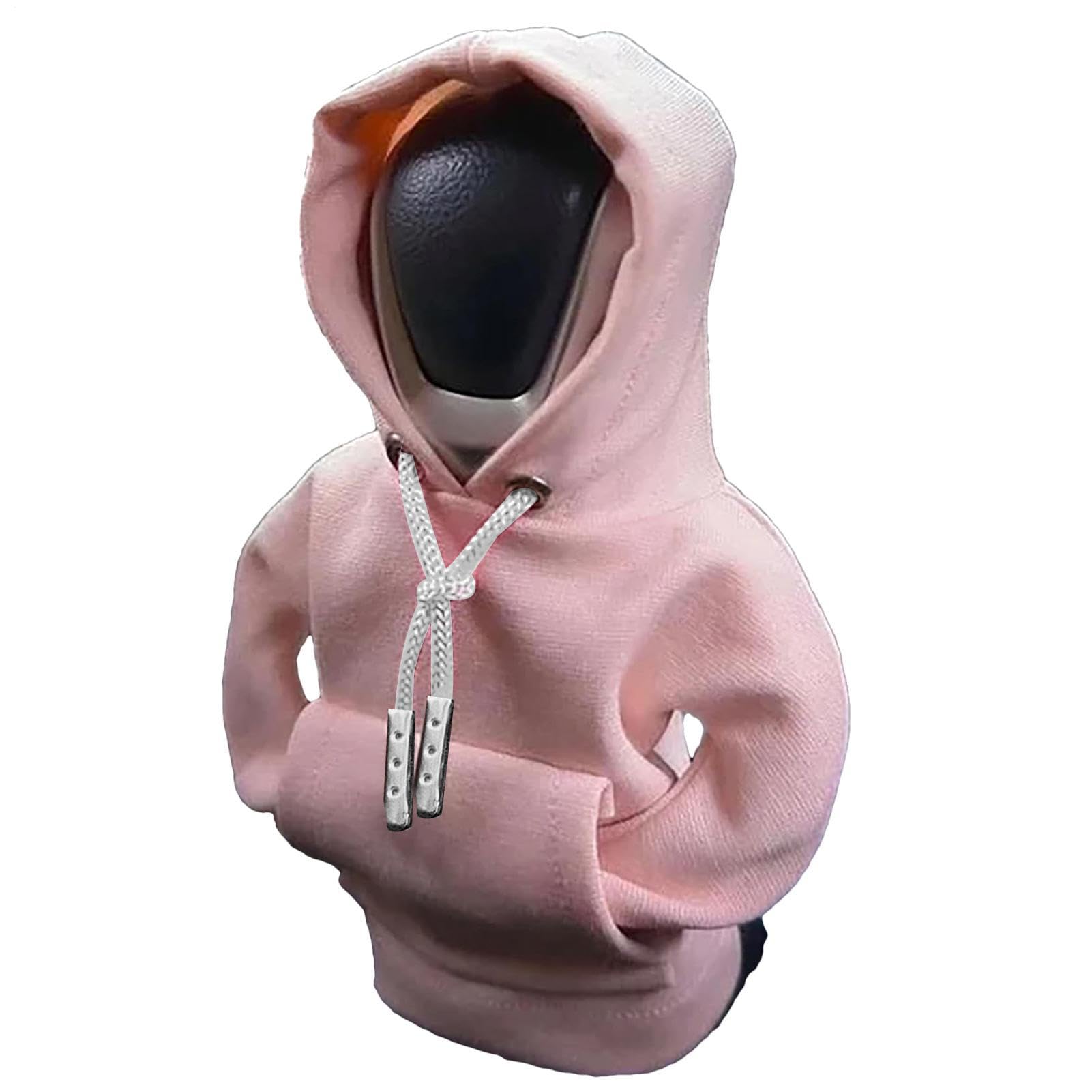 

car gigear stick hoodie cover shift knob hoody universal shift knob cover cute shift Please refer to the description рожевий