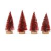 4pcs 10CM Mini Christmas Tree Gradient Artificial Xmas Pine Tree  Home Xmas Decor